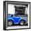 ¡Viva Mexico! Square Collection - Small Royal Blue VW Beetle Car-Philippe Hugonnard-Framed Photographic Print