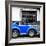 ¡Viva Mexico! Square Collection - Small Royal Blue VW Beetle Car-Philippe Hugonnard-Framed Photographic Print