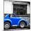 ¡Viva Mexico! Square Collection - Small Royal Blue VW Beetle Car-Philippe Hugonnard-Mounted Photographic Print