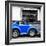 ¡Viva Mexico! Square Collection - Small Royal Blue VW Beetle Car-Philippe Hugonnard-Framed Photographic Print