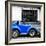 ¡Viva Mexico! Square Collection - Small Royal Blue VW Beetle Car-Philippe Hugonnard-Framed Photographic Print