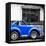 ¡Viva Mexico! Square Collection - Small Royal Blue VW Beetle Car-Philippe Hugonnard-Framed Premier Image Canvas