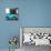 ¡Viva Mexico! Square Collection - Small Turquoise VW Beetle Car-Philippe Hugonnard-Photographic Print displayed on a wall