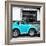 ¡Viva Mexico! Square Collection - Small Turquoise VW Beetle Car-Philippe Hugonnard-Framed Photographic Print