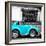 ¡Viva Mexico! Square Collection - Small Turquoise VW Beetle Car-Philippe Hugonnard-Framed Photographic Print