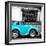 ¡Viva Mexico! Square Collection - Small Turquoise VW Beetle Car-Philippe Hugonnard-Framed Photographic Print