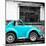 ¡Viva Mexico! Square Collection - Small Turquoise VW Beetle Car-Philippe Hugonnard-Mounted Photographic Print