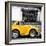 ¡Viva Mexico! Square Collection - Small Yellow VW Beetle Car-Philippe Hugonnard-Framed Photographic Print