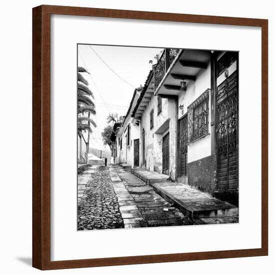 ¡Viva Mexico! Square Collection - Street in San Cristobal de Las Casas-Philippe Hugonnard-Framed Photographic Print