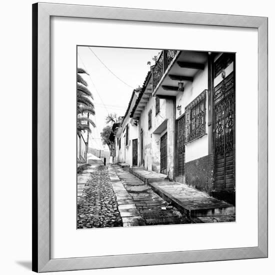 ¡Viva Mexico! Square Collection - Street in San Cristobal de Las Casas-Philippe Hugonnard-Framed Photographic Print