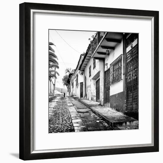 ¡Viva Mexico! Square Collection - Street in San Cristobal de Las Casas-Philippe Hugonnard-Framed Photographic Print