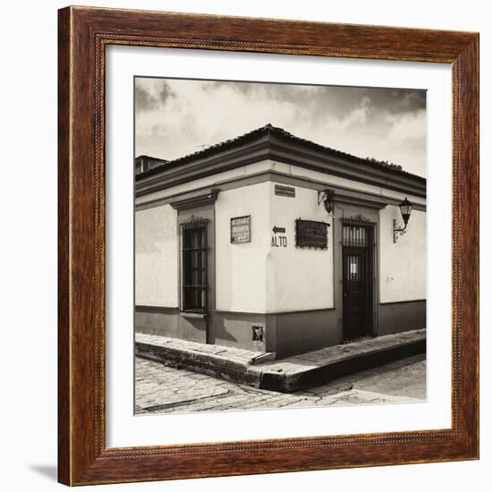 ¡Viva Mexico! Square Collection - Street Scene in San Cristobal de Las Casas V-Philippe Hugonnard-Framed Photographic Print