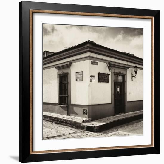 ¡Viva Mexico! Square Collection - Street Scene in San Cristobal de Las Casas V-Philippe Hugonnard-Framed Photographic Print