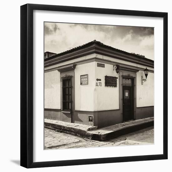 ¡Viva Mexico! Square Collection - Street Scene in San Cristobal de Las Casas V-Philippe Hugonnard-Framed Photographic Print