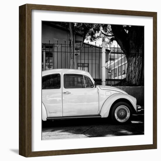 ¡Viva Mexico! Square Collection - "Summer" VW Beetle Car II-Philippe Hugonnard-Framed Photographic Print
