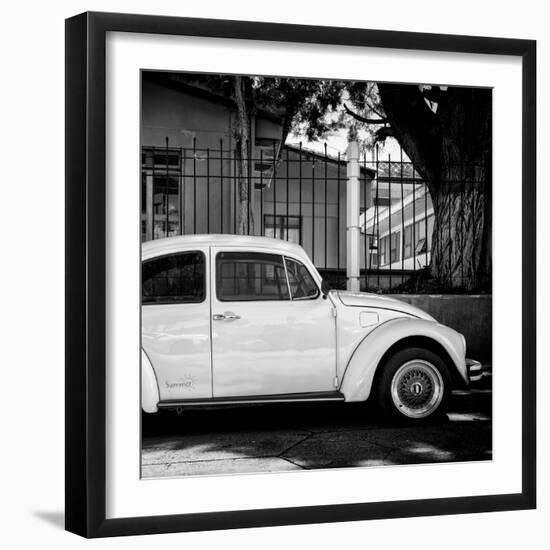 ¡Viva Mexico! Square Collection - "Summer" VW Beetle Car II-Philippe Hugonnard-Framed Photographic Print