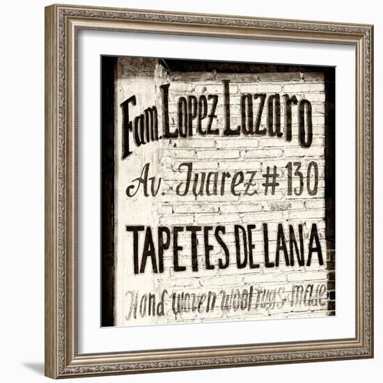 ¡Viva Mexico! Square Collection - Tapetes de Lana II-Philippe Hugonnard-Framed Photographic Print
