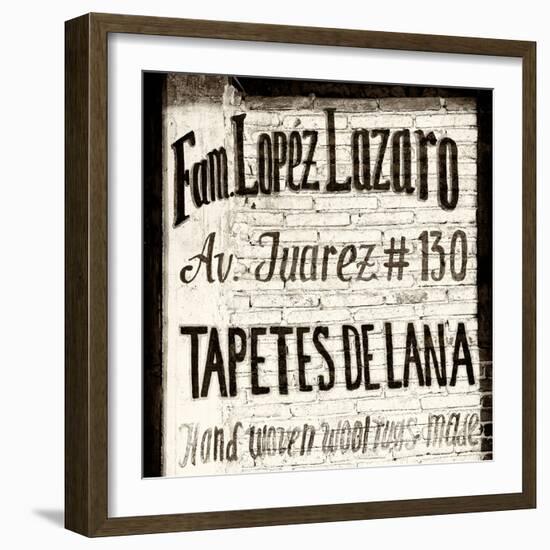 ¡Viva Mexico! Square Collection - Tapetes de Lana II-Philippe Hugonnard-Framed Photographic Print