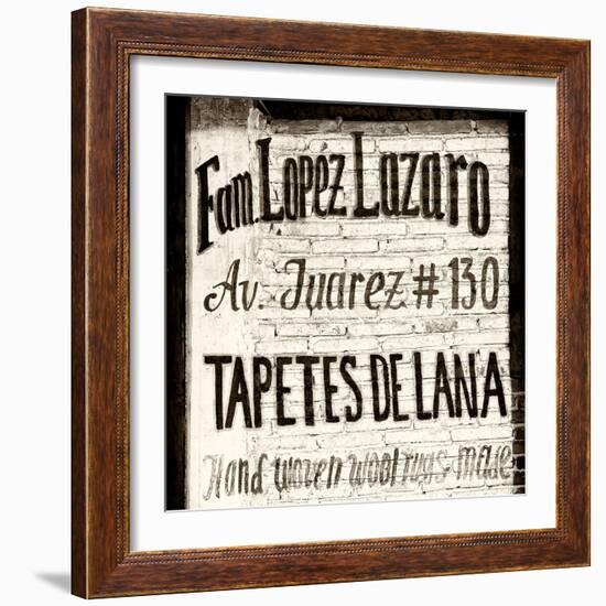 ¡Viva Mexico! Square Collection - Tapetes de Lana II-Philippe Hugonnard-Framed Photographic Print