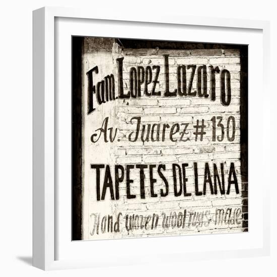 ¡Viva Mexico! Square Collection - Tapetes de Lana II-Philippe Hugonnard-Framed Photographic Print