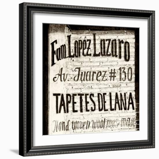 ¡Viva Mexico! Square Collection - Tapetes de Lana II-Philippe Hugonnard-Framed Photographic Print