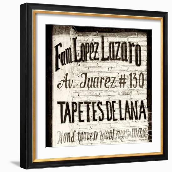 ¡Viva Mexico! Square Collection - Tapetes de Lana II-Philippe Hugonnard-Framed Photographic Print