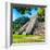 ¡Viva Mexico! Square Collection - Temple of Inscriptions in Palenque V-Philippe Hugonnard-Framed Photographic Print