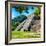 ¡Viva Mexico! Square Collection - Temple of Inscriptions in Palenque V-Philippe Hugonnard-Framed Photographic Print