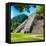 ¡Viva Mexico! Square Collection - Temple of Inscriptions in Palenque V-Philippe Hugonnard-Framed Premier Image Canvas