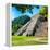 ¡Viva Mexico! Square Collection - Temple of Inscriptions in Palenque V-Philippe Hugonnard-Framed Premier Image Canvas