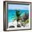 ¡Viva Mexico! Square Collection - Tulum Caribbean Coastline X-Philippe Hugonnard-Framed Photographic Print