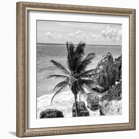 ¡Viva Mexico! Square Collection - Tulum Caribbean Coastline XI-Philippe Hugonnard-Framed Photographic Print