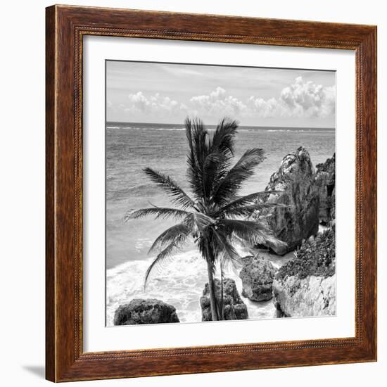 ¡Viva Mexico! Square Collection - Tulum Caribbean Coastline XI-Philippe Hugonnard-Framed Photographic Print