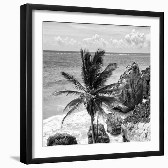 ¡Viva Mexico! Square Collection - Tulum Caribbean Coastline XI-Philippe Hugonnard-Framed Photographic Print