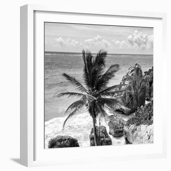 ¡Viva Mexico! Square Collection - Tulum Caribbean Coastline XI-Philippe Hugonnard-Framed Photographic Print