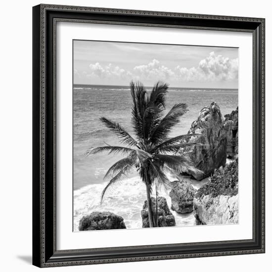 ¡Viva Mexico! Square Collection - Tulum Caribbean Coastline XI-Philippe Hugonnard-Framed Photographic Print