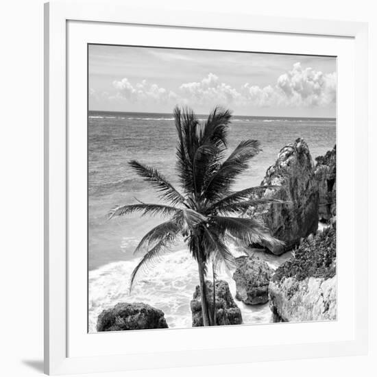 ¡Viva Mexico! Square Collection - Tulum Caribbean Coastline XI-Philippe Hugonnard-Framed Photographic Print