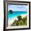 ¡Viva Mexico! Square Collection - Tulum Caribbean Coastline-Philippe Hugonnard-Framed Photographic Print