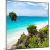 ¡Viva Mexico! Square Collection - Tulum Caribbean Coastline-Philippe Hugonnard-Mounted Photographic Print