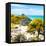 ¡Viva Mexico! Square Collection - Tulum Ruins along Caribbean Coastline II-Philippe Hugonnard-Framed Premier Image Canvas