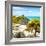 ¡Viva Mexico! Square Collection - Tulum Ruins along Caribbean Coastline II-Philippe Hugonnard-Framed Photographic Print