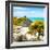 ¡Viva Mexico! Square Collection - Tulum Ruins along Caribbean Coastline II-Philippe Hugonnard-Framed Photographic Print