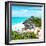 ¡Viva Mexico! Square Collection - Tulum Ruins along Caribbean Coastline III-Philippe Hugonnard-Framed Photographic Print