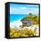 ¡Viva Mexico! Square Collection - Tulum Ruins along Caribbean Coastline V-Philippe Hugonnard-Framed Premier Image Canvas