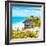 ¡Viva Mexico! Square Collection - Tulum Ruins along Caribbean Coastline V-Philippe Hugonnard-Framed Photographic Print