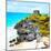 ¡Viva Mexico! Square Collection - Tulum Ruins along Caribbean Coastline XI-Philippe Hugonnard-Mounted Photographic Print