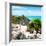 ¡Viva Mexico! Square Collection - Tulum Ruins along Caribbean Coastline-Philippe Hugonnard-Framed Photographic Print