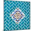 ¡Viva Mexico! Square Collection - Turquoise Mosaics-Philippe Hugonnard-Mounted Photographic Print