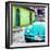 ¡Viva Mexico! Square Collection - Turquoise VW Beetle Car and Colorful House-Philippe Hugonnard-Framed Photographic Print