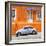 ¡Viva Mexico! Square Collection - VW Beetle Car and Orange Wall-Philippe Hugonnard-Framed Photographic Print